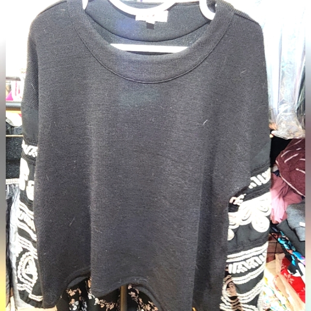 THML Charcoal Knit Top